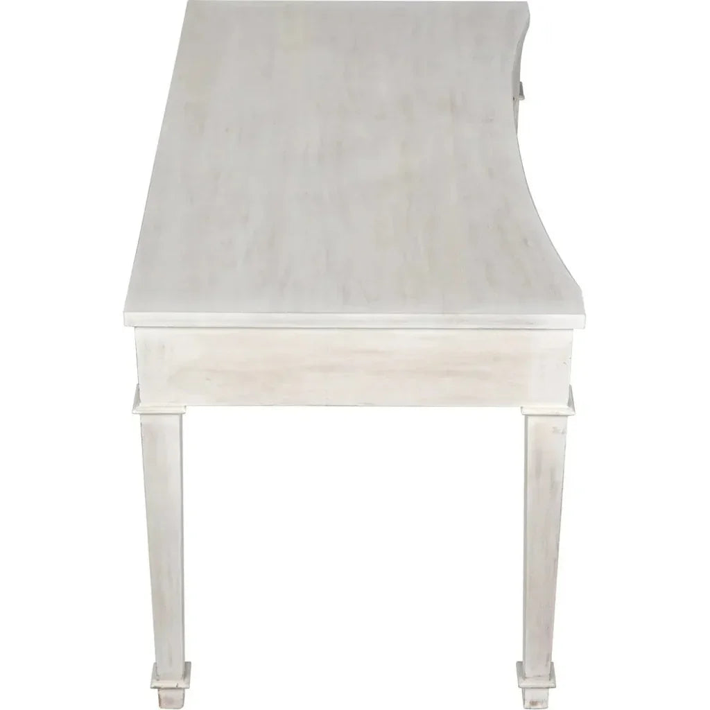 Curba Curved Desk With Drawers