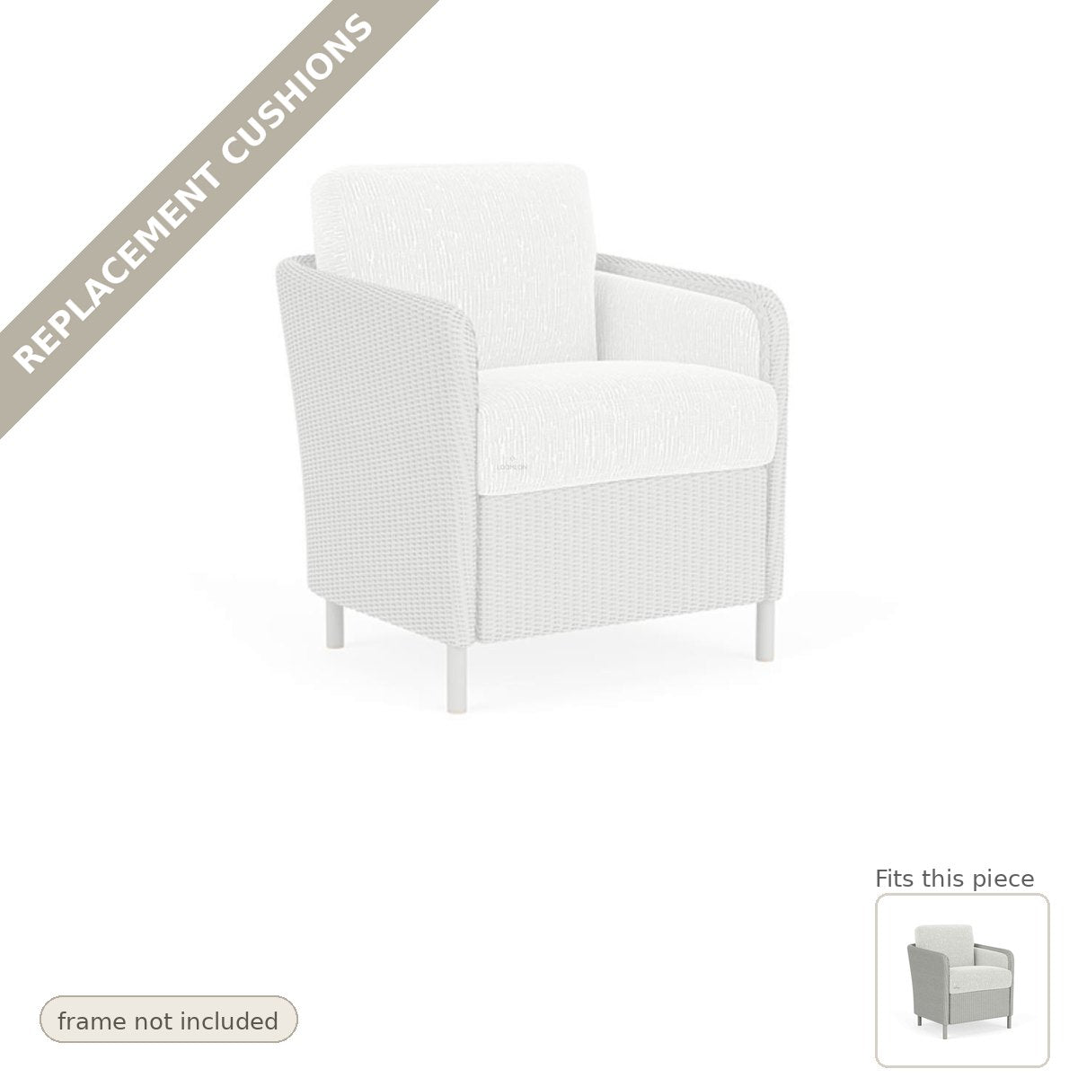 Cushions: Replacement Cushion For Visions Outdoor Dining Armchair - Heirloom Quality
