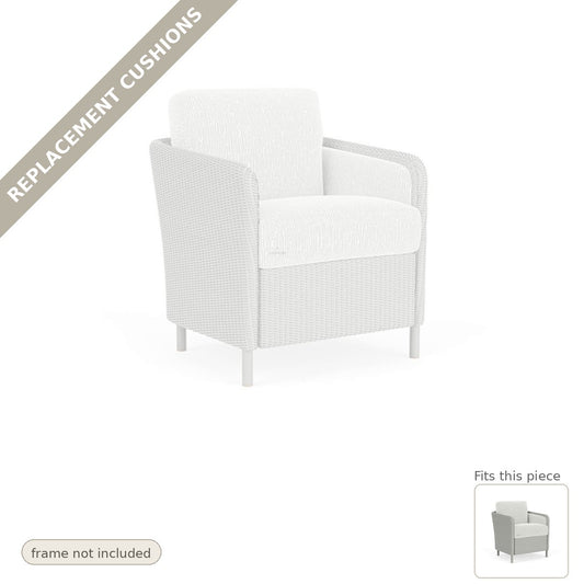 Cushions: Replacement Cushion For Visions Outdoor Dining Armchair - Heirloom Quality