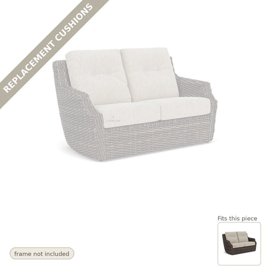 Cushions: Replacement Cushion For Largo Outdoor Loveseat - Heirloom Quality
