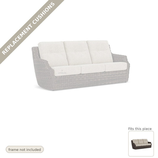Cushions: Replacement Cushions For Largo Outdoor Sunbrella Sofa - Heirloom Quality
