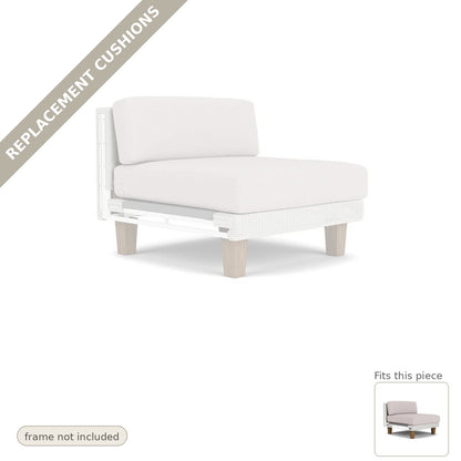 Cushions: Replacement Cushions For Catalina Outdoor Lounge Chair - Heirloom Quality
