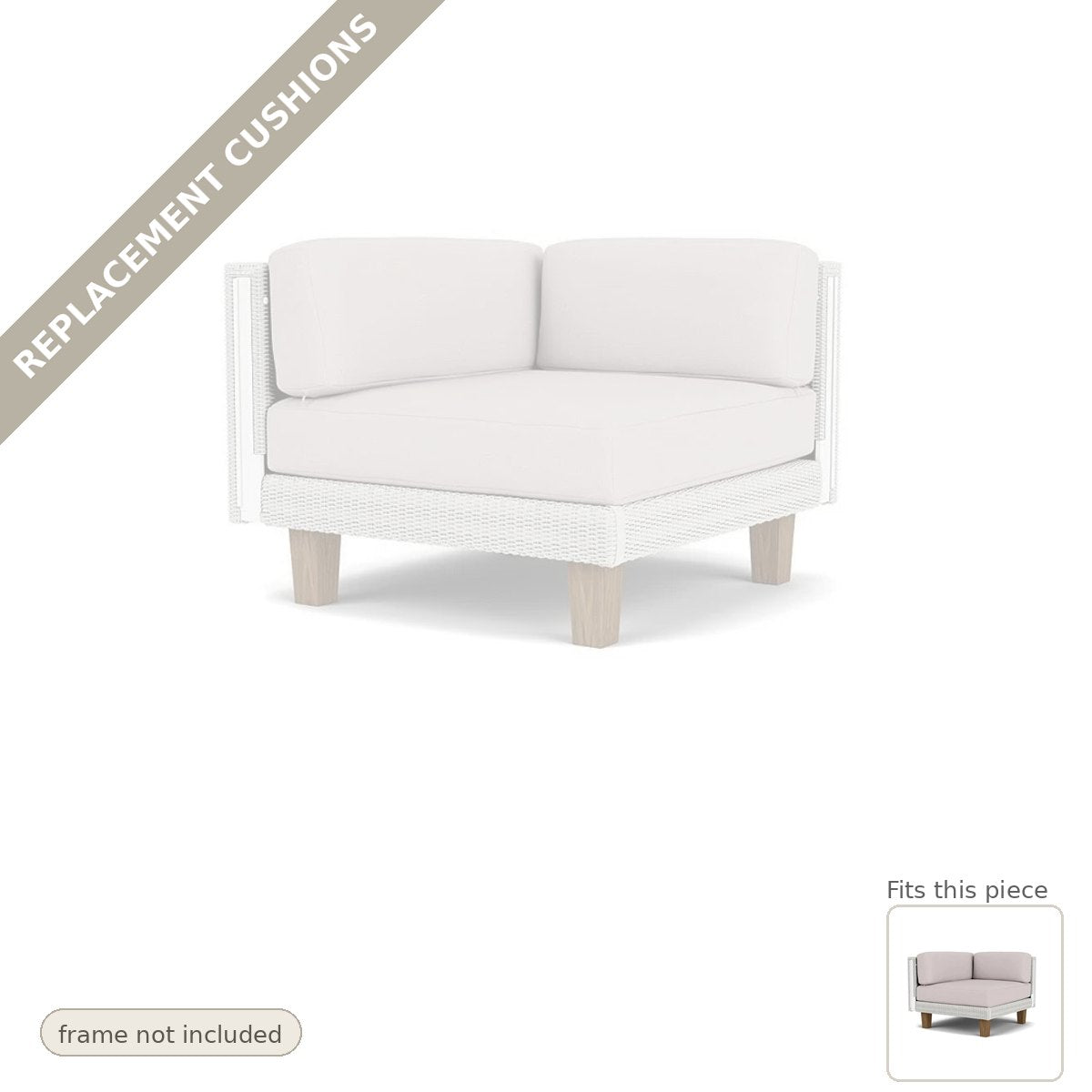 Cushions: Replacement Cushions For Catalina Corner Sectional - Heirloom Quality