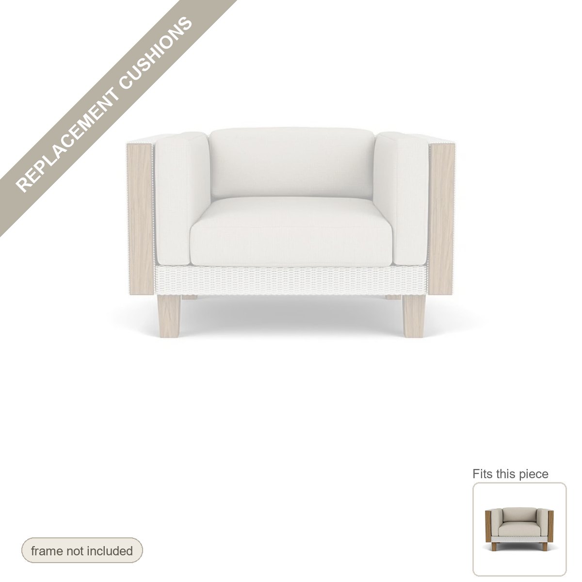 Cushions: Replacement Cushion For Catalina Sunbrella Lounge Chair