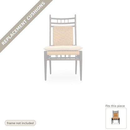 Cushions: Replacement Cushions For Low Country Dining Chair - Heirloom Quality