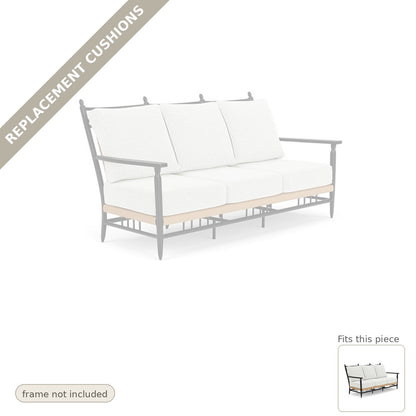 Cushions: Replacement Cushions For Low Country Outdoor Couch - Heirloom Quality