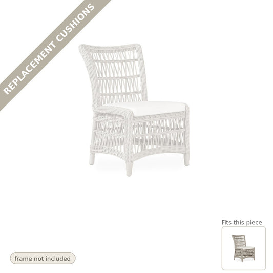 Cushions: Replacement Cushions for Mackinac Dining Chair Outdoor - Heirloom Quality