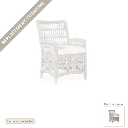 Cushions: Replacement Cushions for Mackinac Dining Armchair - Heirloom Quality