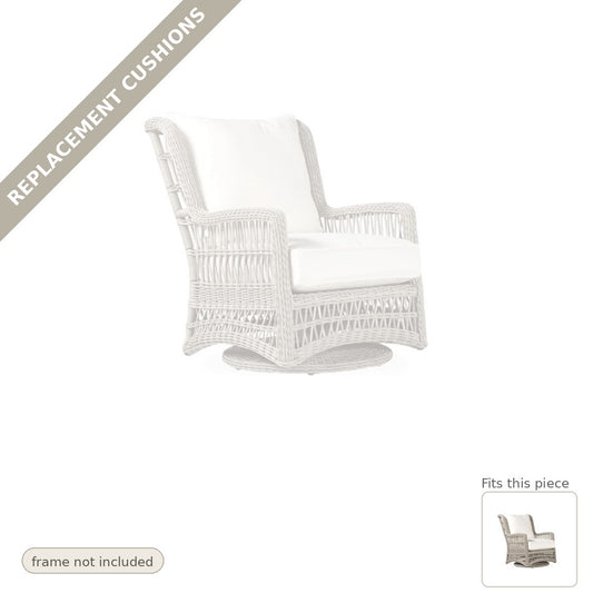 Cushions: Replacement Cushion for Mackinac High Back Swivel Chair - Heirloom Quality