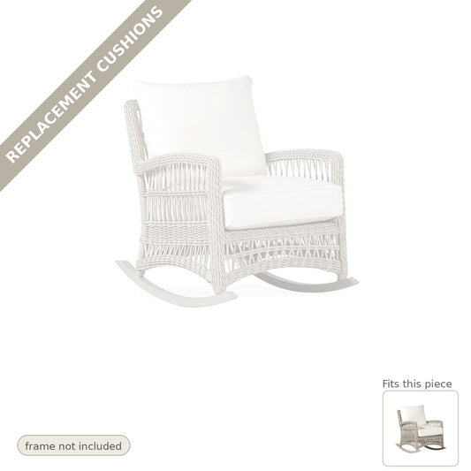 Cushions: Replacement Cushions for Mackinac Lounge Rocker - Heirloom Quality