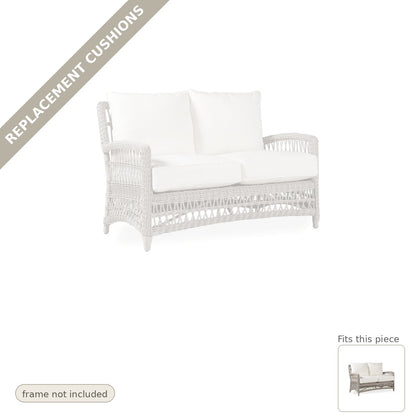 Cushions: Replacement Cushions for Mackinac Loveseat Outdoor - Heirloom Quality