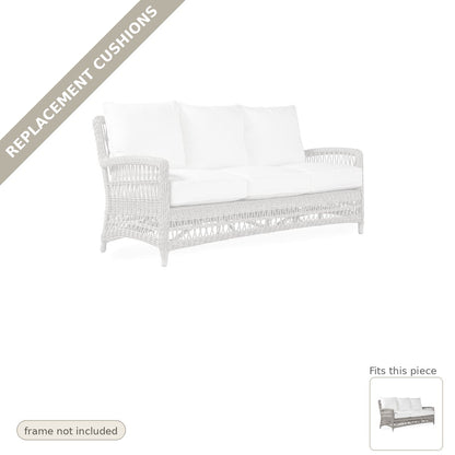 Cushions: Replacement Cushions for Mackinac Outdoor Couch - Heirloom Quality