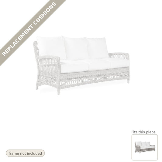 Cushions: Replacement Cushions for Mackinac Outdoor Couch - Heirloom Quality
