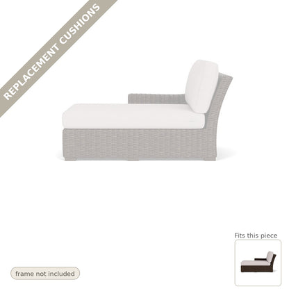 Cushions: Replacement Cushions For Mesa Outdoor Right Arm Chaise - Heirloom Quality