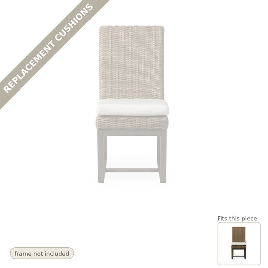 Cushions: Milan Outdoor Replacement Cushion For Dining Chair - Heirloom Quality