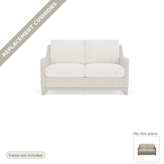 Cushions: Milan Outdoor Replacement Cushion For Loveseat - Heirloom Quality