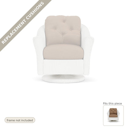 Cushions: Reflections Replacement Cushion for Swivel Chair - Heirloom Quality