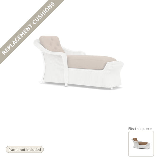 Cushions: Reflections Outdoor Replacement Cushions Day Chaise - Heirloom Quality