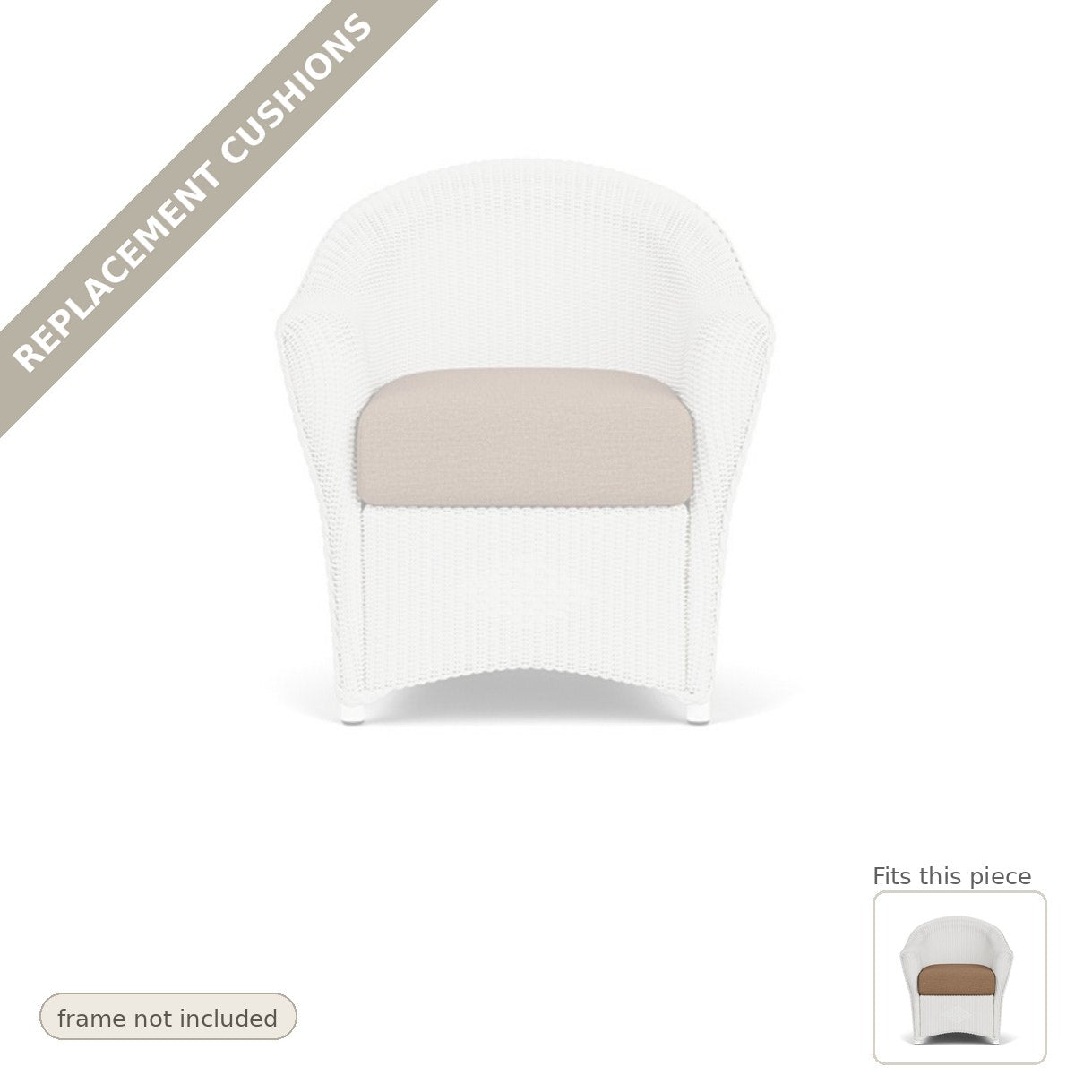 Cushions: Reflections Replacement Cushions for Dining Chair - Heirloom Quality