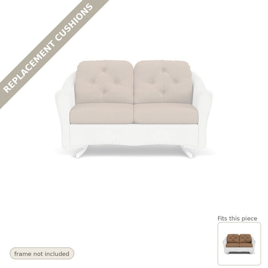 Cushions: Reflections Replacement Cushions for Loveseat Glider - Heirloom Quality