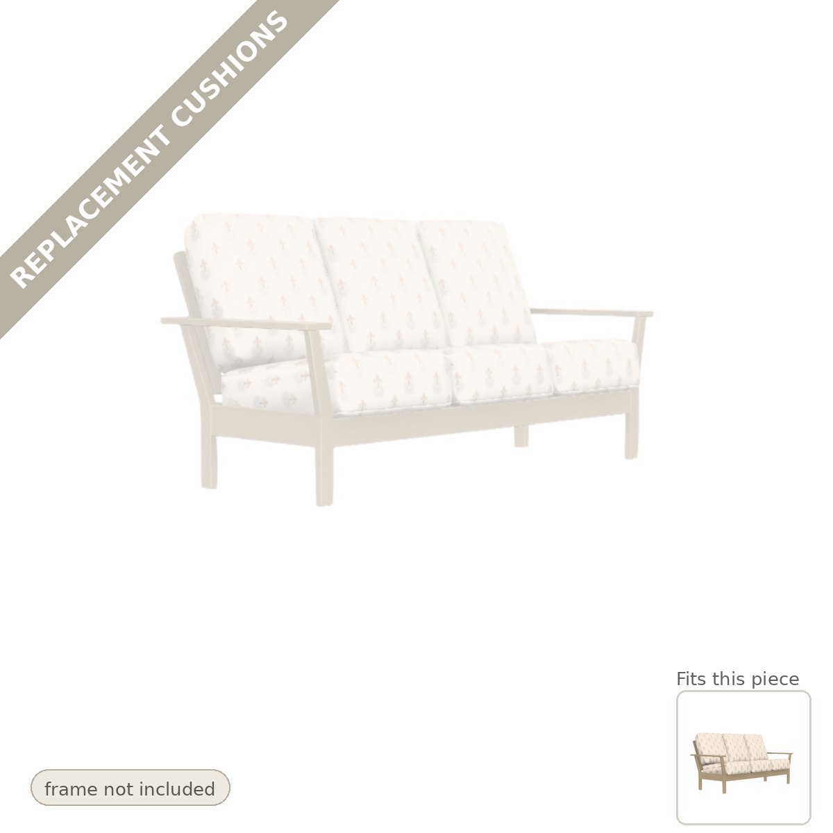 Cushions: Replacement Cushions, Antero Deep Seat Cushion Outdoor Sofa