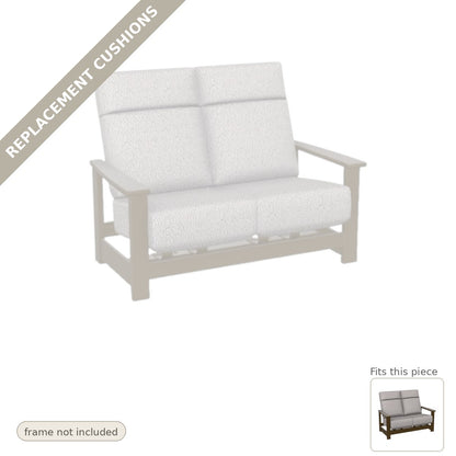 Cushions: Replacement Cushions, Leeward Deep Seat High Back Hidden Motion Outdoor Loveseat