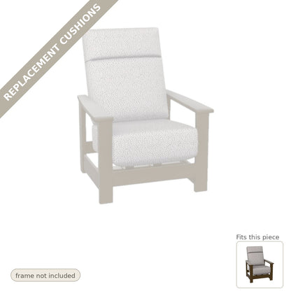 Cushions: Replacement Cushions, Leeward Deep Seat High Back Hidden Motion Outdoor Arm Chair