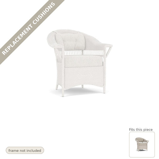 Cushions: Replacement Cushions for Nantucket Dining Armchair - Heirloom Quality