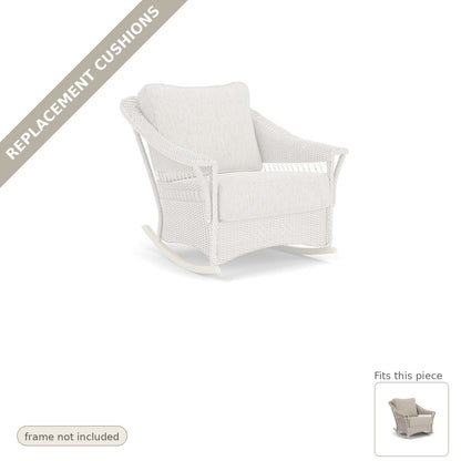 Cushions: Replacement Cushions for Nantucket Lounge Rocker - Heirloom Quality