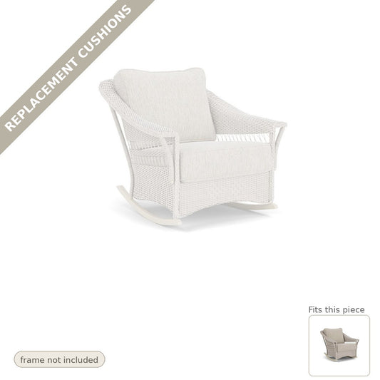 Cushions: Replacement Cushions for Nantucket Lounge Rocker - Heirloom Quality