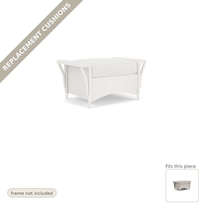 Cushions: Replacement Cushions for Nantucket Ottoman - Heirloom Quality