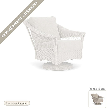 Cushions: Replacement Cushion for Nantucket Swivel Chair - Heirloom Quality