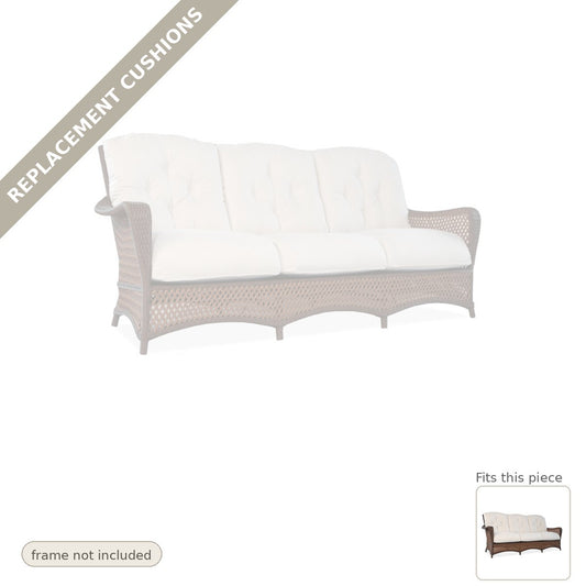 Cushions: Replacement Cushions for Grand Traverse Deep Sofa - Heirloom Quality