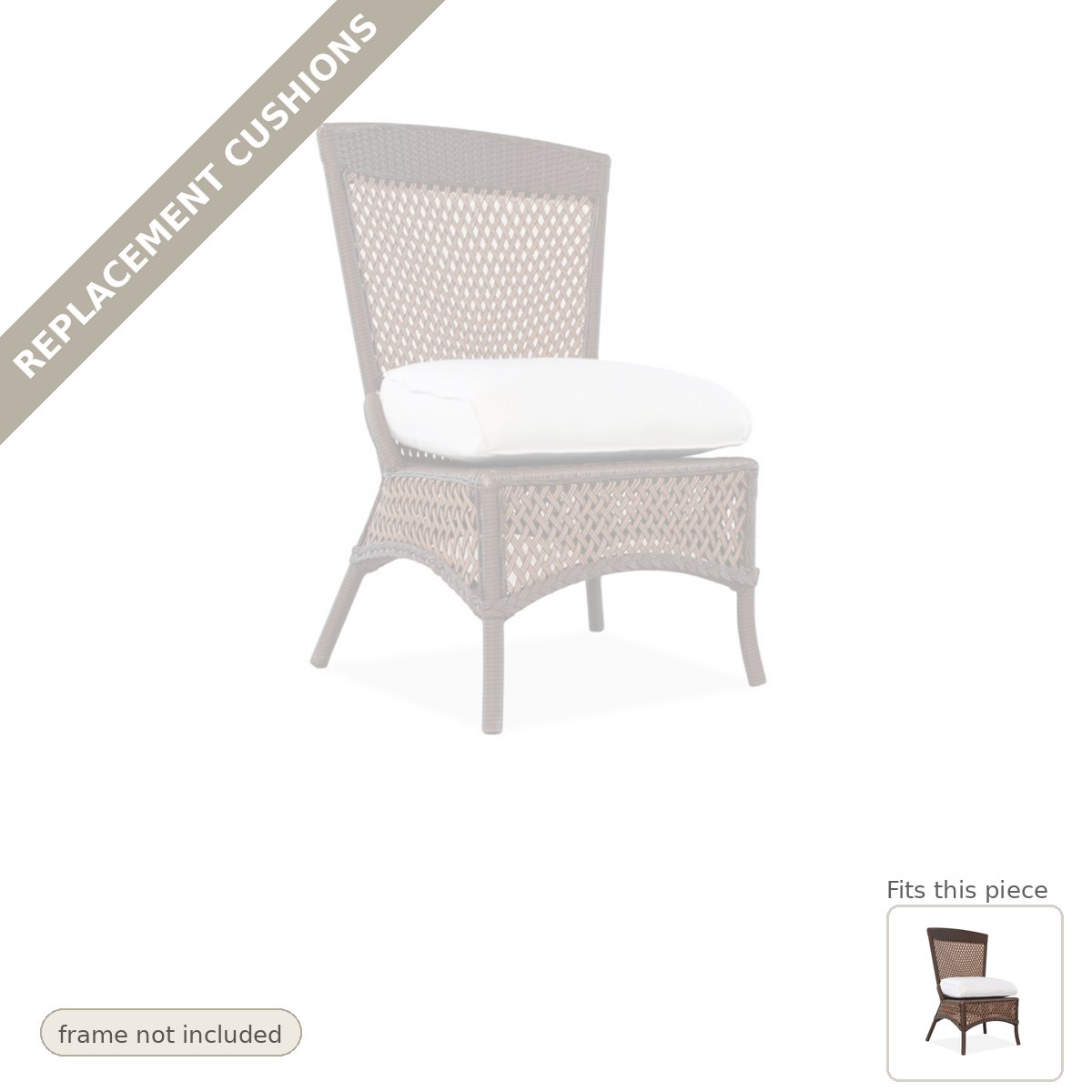 Cushions: Replacement Cushions for Grand Traverse Dining Chair - Heirloom Quality