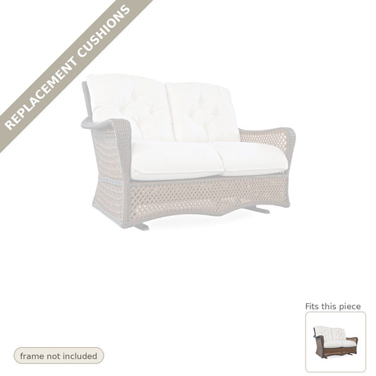 Cushions: Replacement Cushion Grand Traverse Loveseat Glider - Heirloom Quality