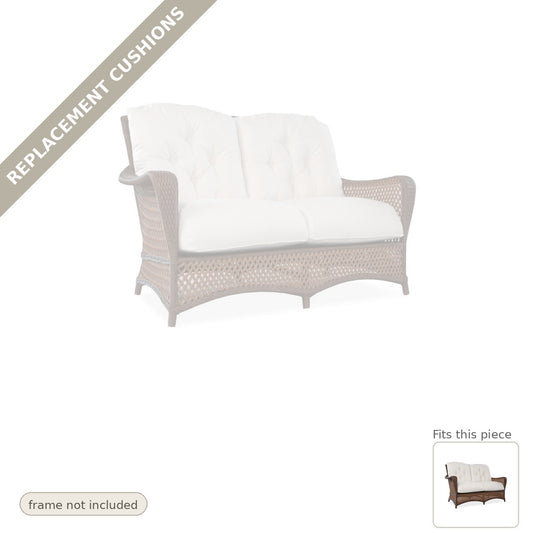 Cushions: Replacement Cushions for Grand Traverse Loveseat - Heirloom Quality