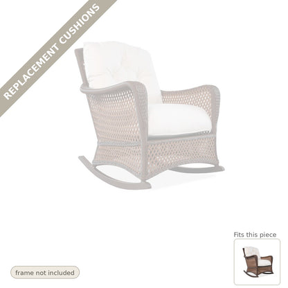Cushions: Replacement Cushion Grand Traverse Lounge Rocker Chair - Heirloom Quality