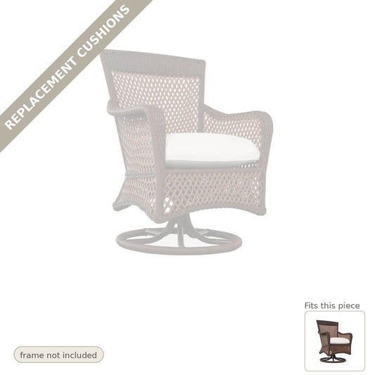 Cushions: Replacement Cushions for Grand Traverse Swivel Armchair - Heirloom Quality