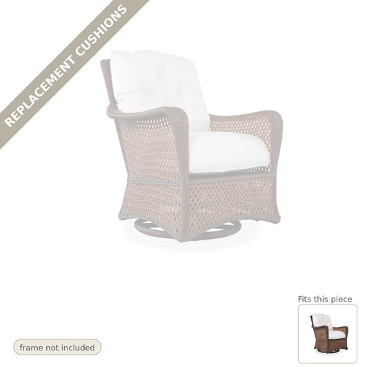 Cushions: Replacement Cushions for Grand Traverse Swivel Chair - Heirloom Quality