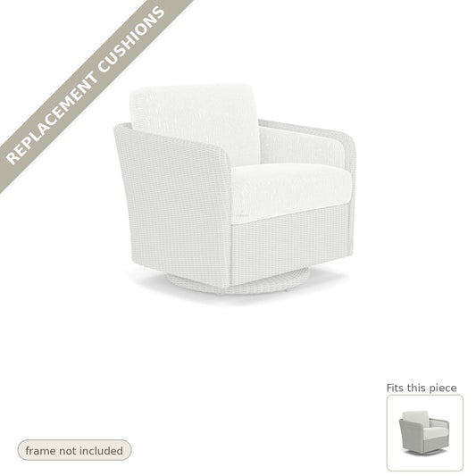 Cushions: Replacement Cushions For Visions Swivel Lounge Chair - Heirloom Quality