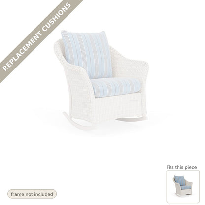 Cushions: Weekend Retreat Replacement Cushions For Lounge Rocker - Heirloom Quality