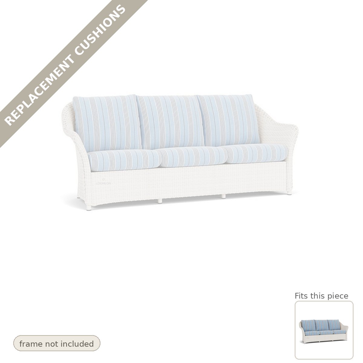 Cushions: Weekend Retreat Outdoor Replacement Cushions For Sofa - Heirloom Quality