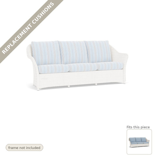Cushions: Weekend Retreat Outdoor Replacement Cushions For Sofa - Heirloom Quality