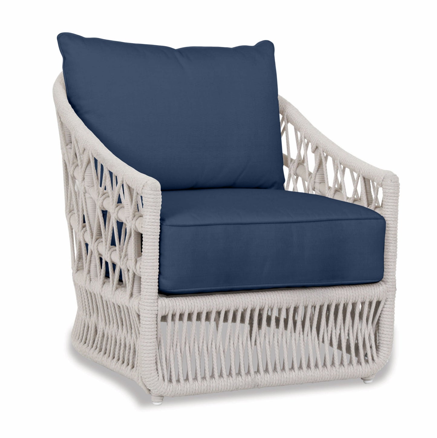 Dana Rope Sunbrella Upholstered Outdoor Club Chair