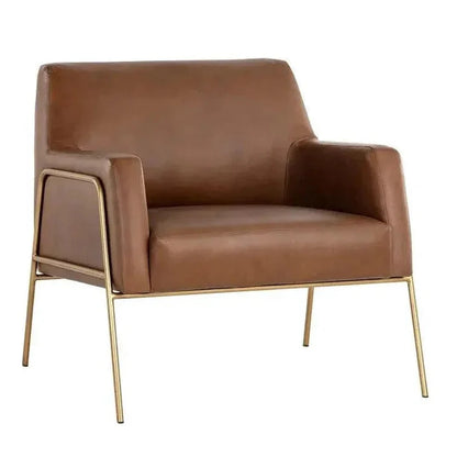 SUNPAN Cybil Leather Lounge Chair
