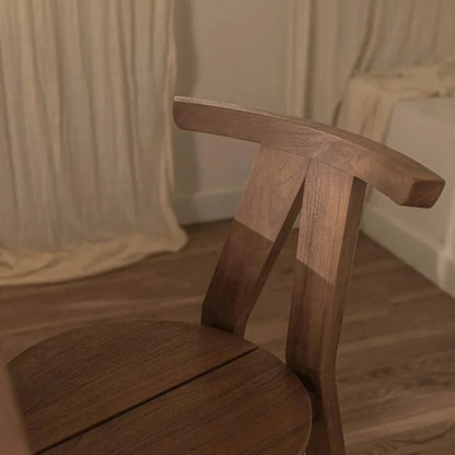 D - Bodhi Artisan Buffalo Wooden Dining Chair - LOOMLAN - LH Imports - Dining Chairs