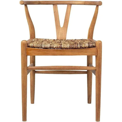 LH Home D-Bodhi Caterpillar Wood Seat Twin Chair