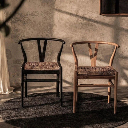 LH Home D-Bodhi Caterpillar Wood Seat Twin Chair