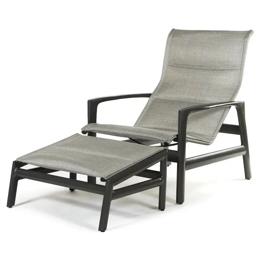 Castelle Berkeley Padded Sling Chair Ottoman 2 PC Set -- view 6