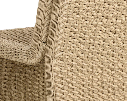 Edessa Rattan Outdoor Armless Dining Chair